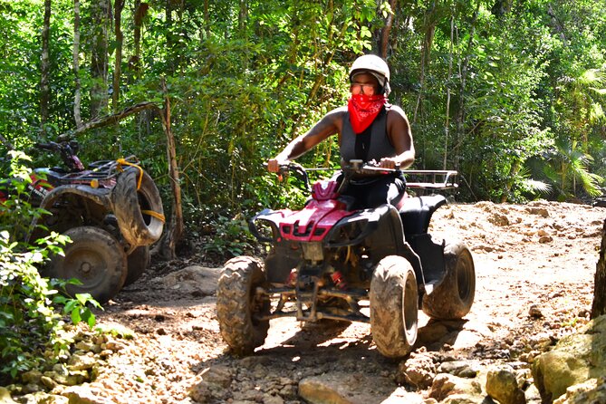 ATV's (shared), Ziplines & Cenote! Half-Day with Transportation from Cancun - Getting from Cancun to the jungle park
