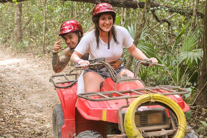 ATV shared experience, Ziplines and Cenote swim experience in one Adrenaline day - Ziplines, Hanging Bridges and a Change of Pace