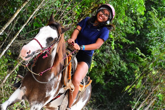 ATV (shared), Horse Back Riding, Ziplines, & Cenote from Cancún - Four adventures packed into five hours