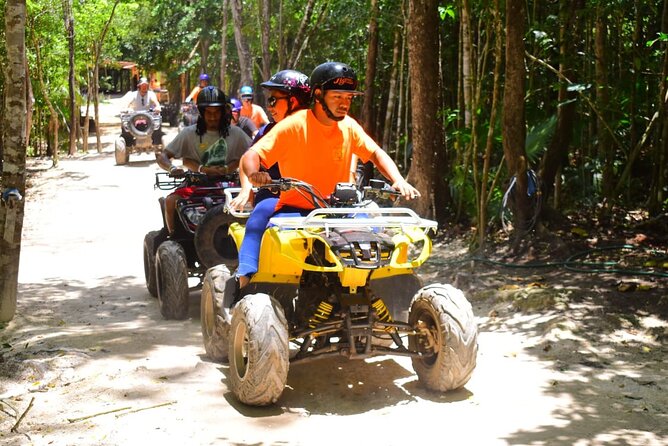 ATV Tour from Tulum or Riviera with Ziplines and Cenote Swim Day - A full action day between Tulum and Puerto Aventuras