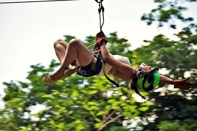 ATV Tour, Zip Lines, Horseback Riding, Cenote and Tequila Tasting - Zip lines, bridges, and the spider web
