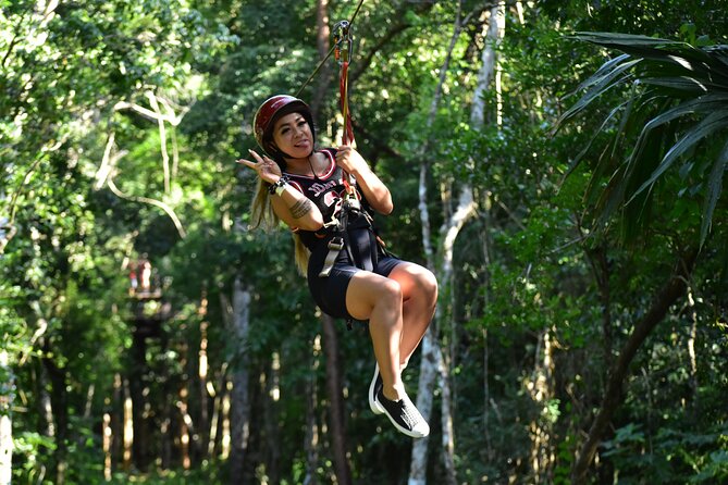 ATV Tour Zipline and Explore 2 Hidden Cenotes - Two cenote swims balance the high-energy activities
