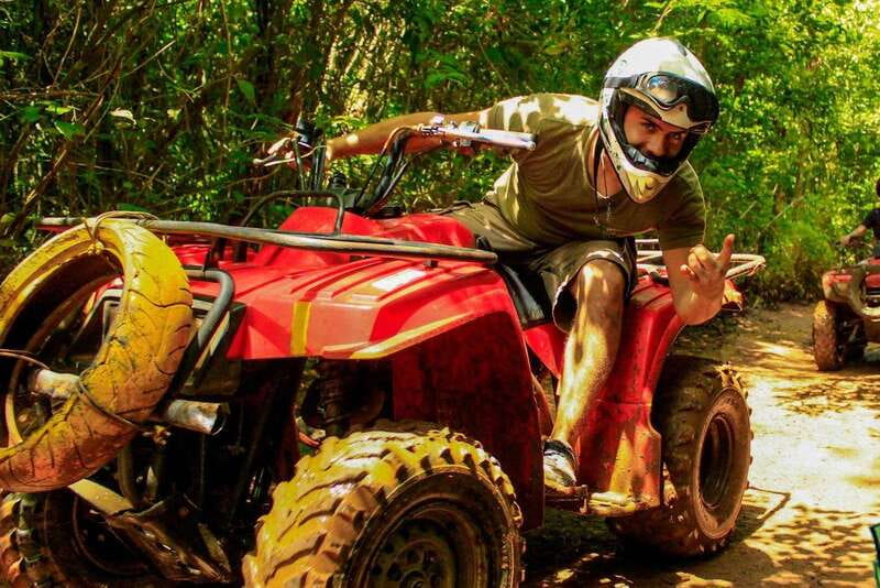 Atv , Zipline and cenote swim experience in the jungle! - From Cancun to the Ruta de los Cenotes