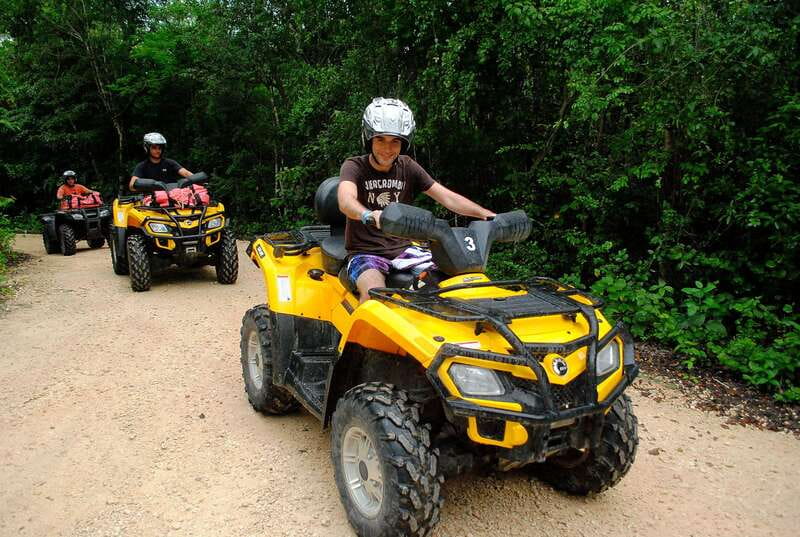 Atv , Zipline and cenote swim experience in the jungle! - Shared ATV riding through the jungle