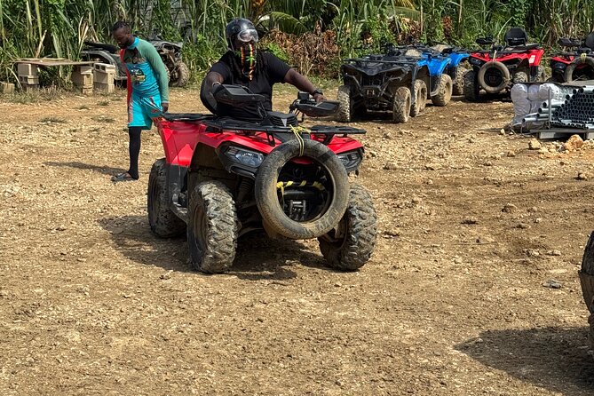 ATV, Zipline and Rick’s Cafe from Montego Bay with transportation - ATV trails, mud, and a change of clothes