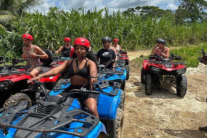 ATV, Zipline and Rick’s Cafe from Montego Bay with transportation - Ziplining above the forest