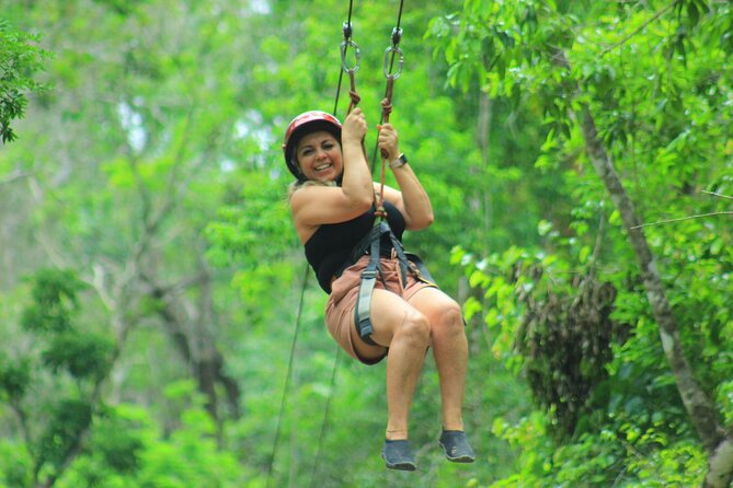 ATV, Zipline Circuit and Cenote Activities in Ruta de Los Cenotes - Riding an ATV through the jungle