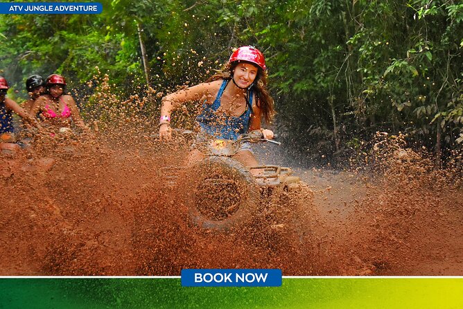 ATV, Ziplining & Cenote Tour, Transportation & Tequila Tasting - Five canopy ziplines, bridges, and one final plunge