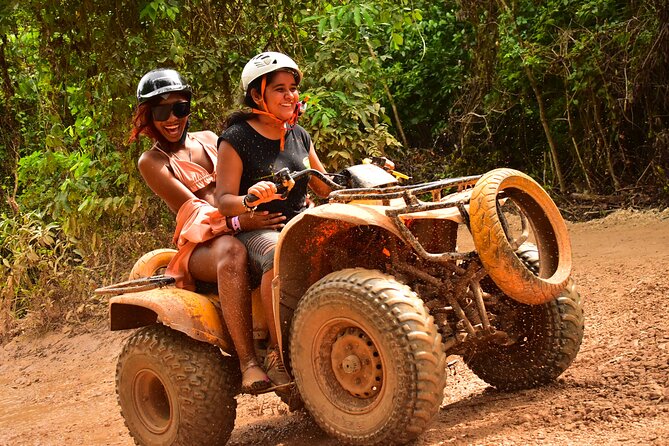 Awesome ATV experience in the jungle with cenote swim and ziplines included - The Mayan snack and what the $48.75 price covers