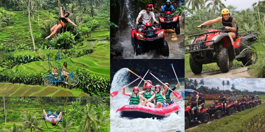 Bali: ATV Rafting Zipline Swing &Sky Bike in Ubud Rice Field - Starting points and the Ubud area