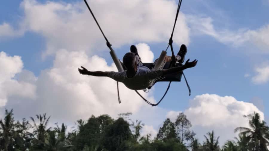 Bali: ATV Rafting Zipline Swing &Sky Bike in Ubud Rice Field - Ziplining above Ubud’s rice terraces