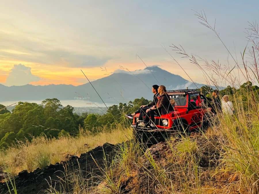 Bali: Mount Batur Jeep Sunrise Tour & Ubud Zipline Adventure - Key points at a glance
