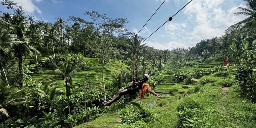 Bali/Ubud: Swing, Zipline & SkyBike Rice Terrace Adventure - The SkyBike: the calmest ride with the best views