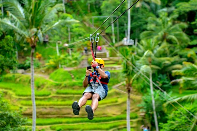 Bali Ubud Zipline Jungle Swing and Waterfall Tour - Satria Swing and the classic Ubud photo
