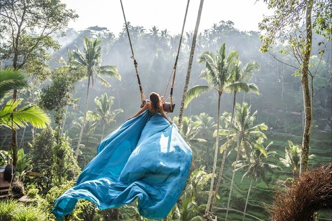 Bali Ubud Zipline Jungle Swing and Waterfall Tour - Hotel pickup starts the day simply
