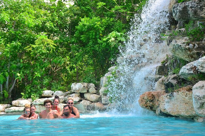 Bavaro Adventure Park Buggy Ride, Zipline Mega Splash, and Waterfall Pool - Blue Lagoon and the waterfall pool