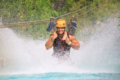 Bavaro Adventure Park Buggy Ride, Zipline Mega Splash, and Waterfall Pool