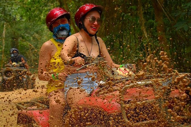 Best Adrenaline Rush in Cancun: ATV, Zip Lines, Cenote, Lunch! - Three zip lines and suspension bridges above the trees