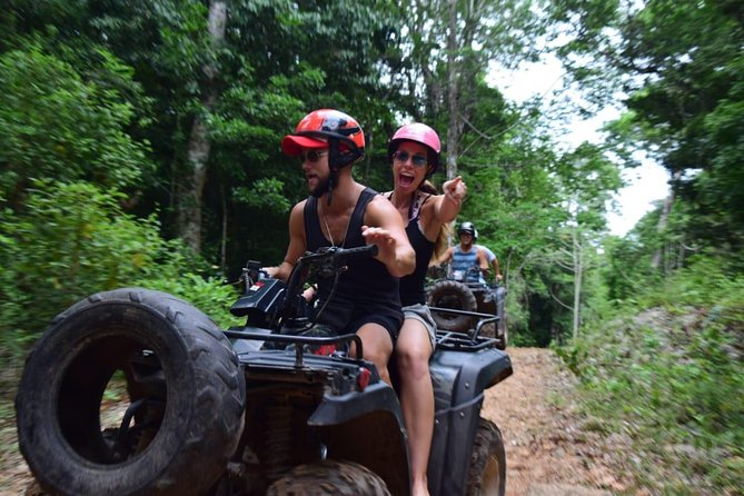 Best Combo from Cancun - Zipline Cenote ATV (Shared) and Lunch From Cancun - Pickup from Cancun, Playa del Carmen, and Tulum