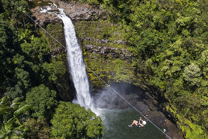 Big Island Zipline Tour Near Akaka Falls (250-ft Waterfall!) - The Guides Make a Real Difference