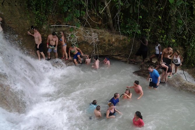Blue Hole, Zipline and Dunn's River Falls from Falmouth - Blue Hole delivers the biggest thrill