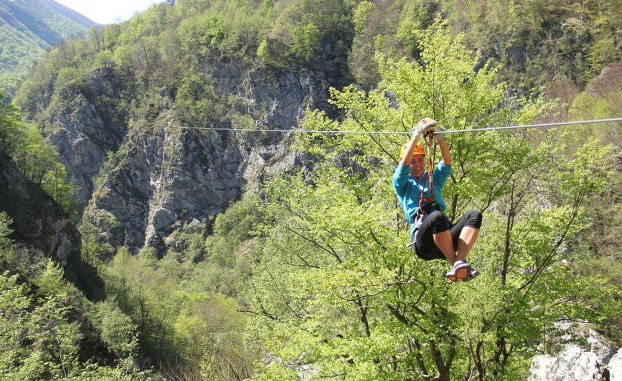Bovec: Canyon Učja — The Longest Zipline Park in Europe - Ten lines over the Učja Canyon