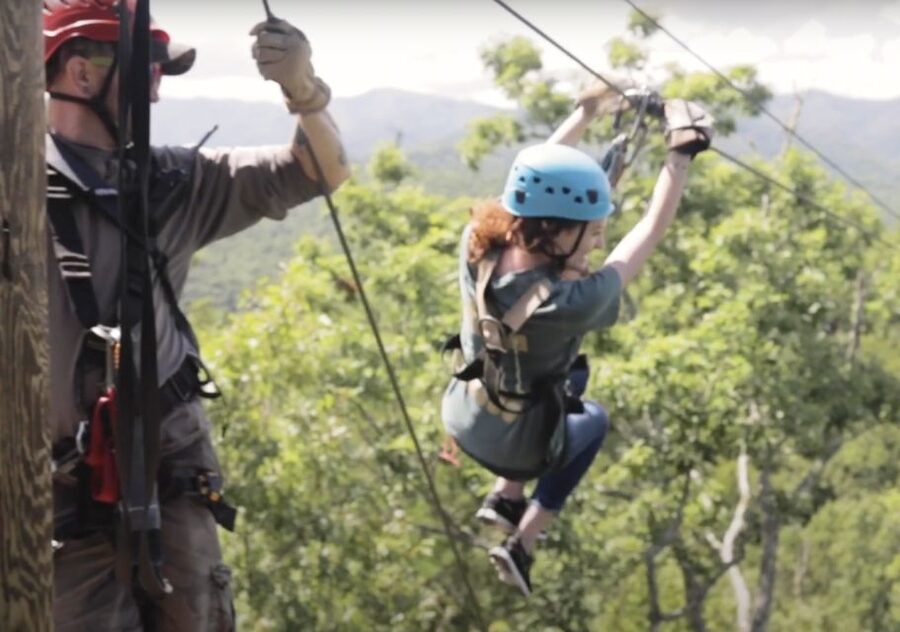 Bryson City: Mountaintop Zip Line Experience - Arriving at the NOC Adventure Center