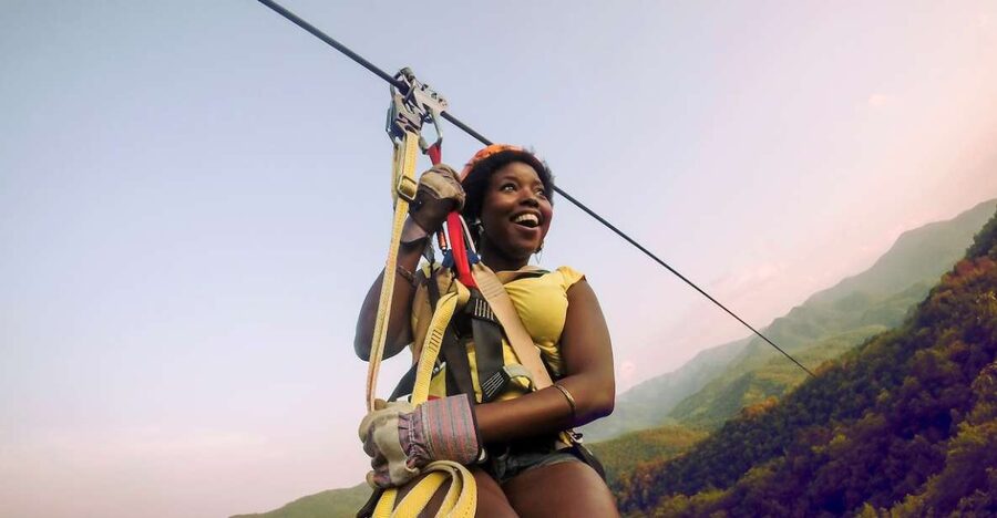 Bryson City: Mountaintop Zip Line Experience - Working Up to the Blue Ridge Mega Zip