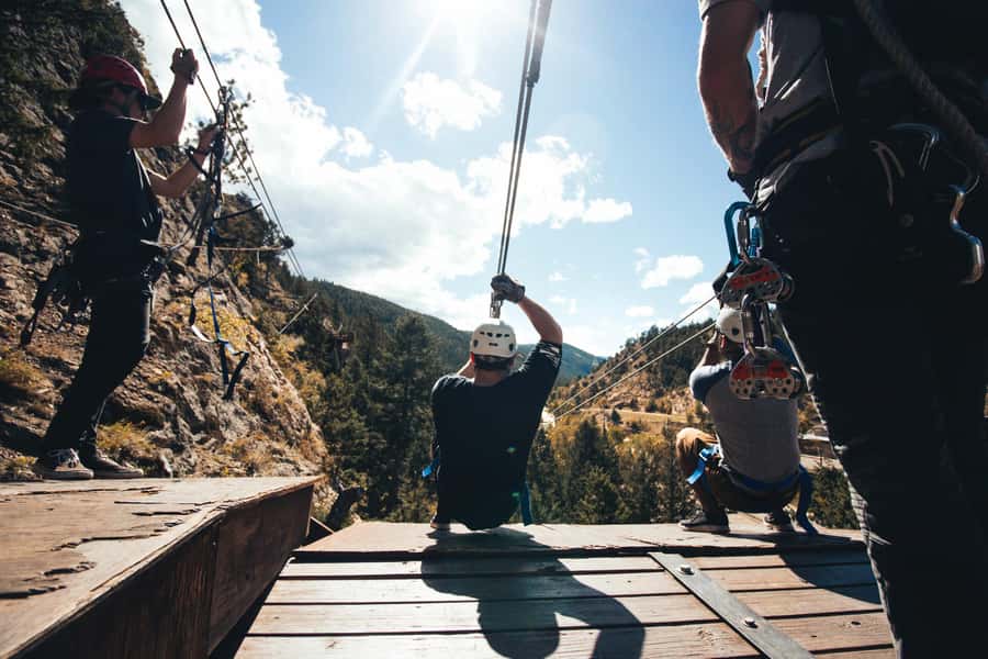 Buena Vista: Mountain Top Zipline Adventure - Zipping from Platform to Platform