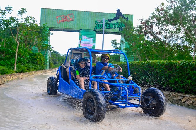 Buggy Adventure, Zipline Mega Splash and Waterfall Pool at Bavaro Adventure Park - Visiting a Dominican village and taking the eco tour