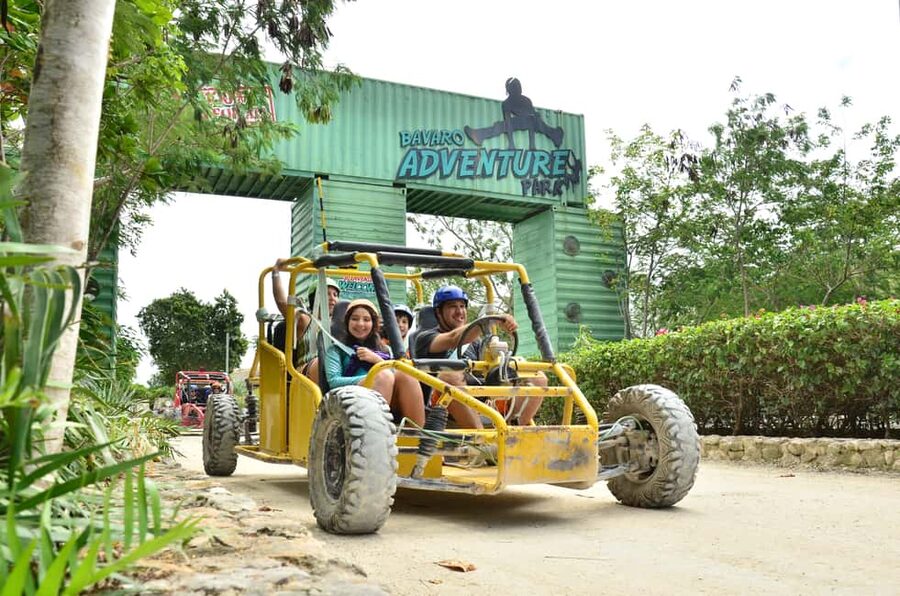 Buggy Ride, Zipline Splash & Waterfall Pool Combo with Lunch - The buggy route stays inside the park