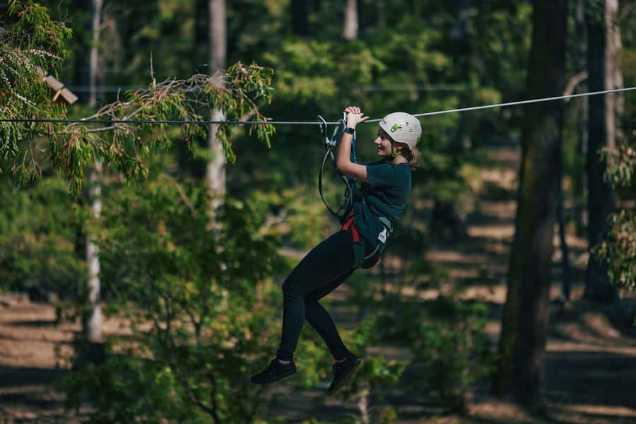 Busselton: Forest Adventure with Zip Lining and Rope Course - Starting low in the Busselton forest