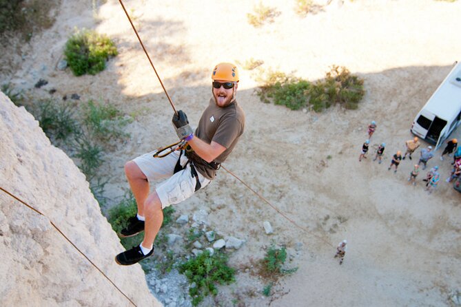 Cabo Zip-line and Rappelling Adventure - Cooling down after the course