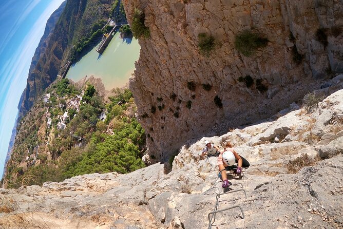 Caminito del Rey - Via Ferrata & Zip Line Adventure - The 35-meter zip line