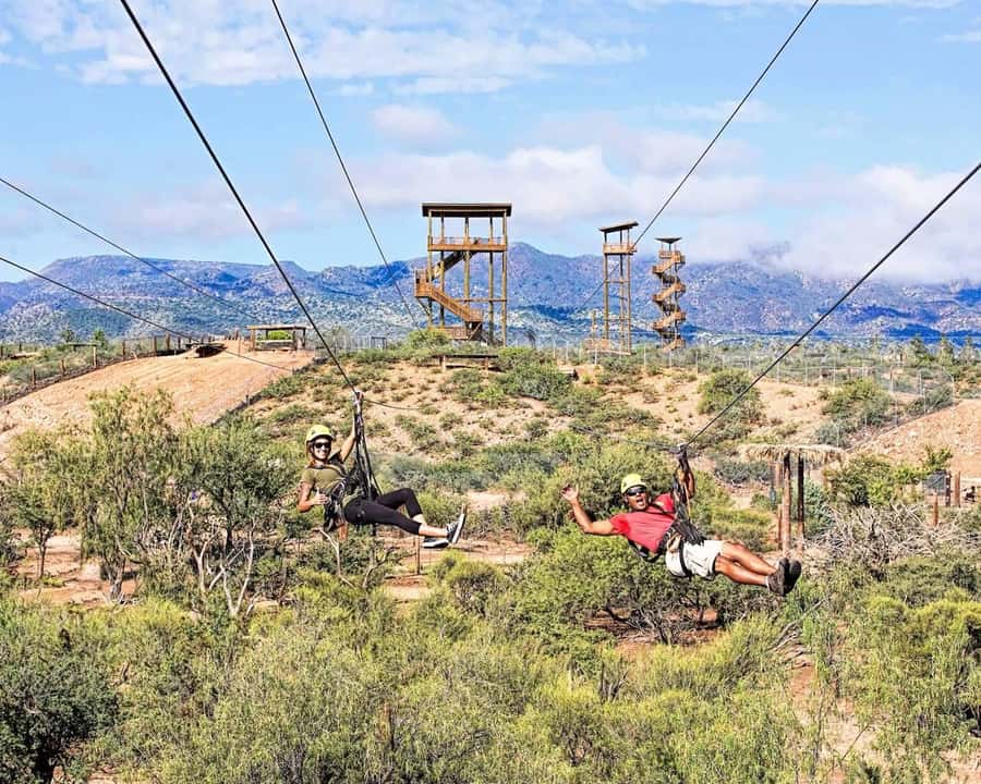 Camp Verde: Predator Zip Lines Guided Tour - Checking in at the Out of Africa parking lot