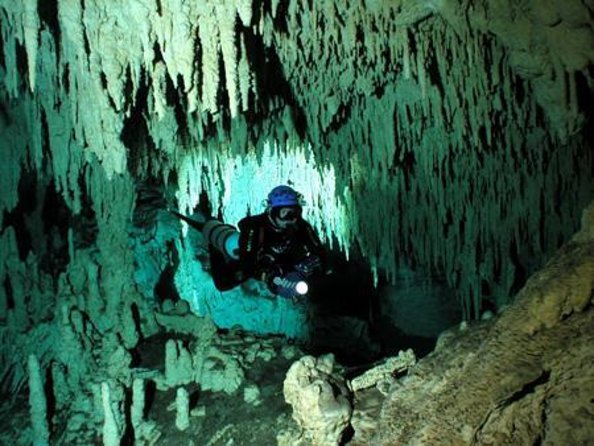 Cancun Cenote Tour: Snorkeling, Rappelling and Ziplining - Snorkeling Nohoch Nah Chich