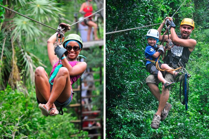 Cancun Combo Tour: Zipline and Off-Road Buggy Adventure - From Cancun hotel to Selvatica jungle park