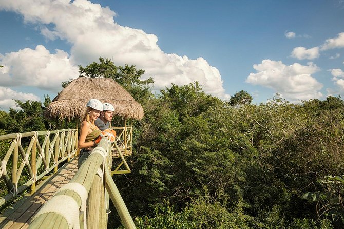Cancun Combo Tour: Zipline and Off-Road Buggy Adventure - Ten ziplines above the Mayan forest