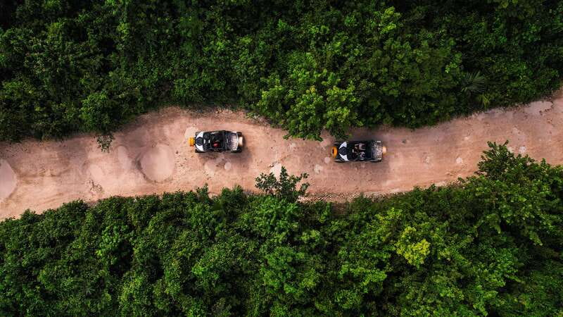 Cancún: Extreme Buggy Adventure with Ziplines & Cenote - The ride to Extreme Adventure Cancun