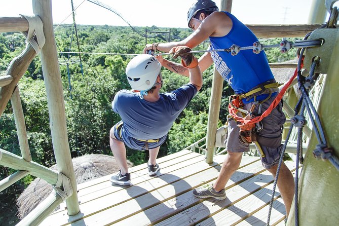 Cancun Extreme Zipline Canopy Tour - Your first climb into the jungle canopy