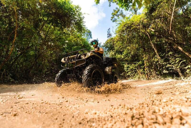 Cancun: Jungle ATV Tour, Ziplining, and Cenote Swim - The Maya jungle, one muddy trail at a time