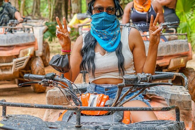 Cancun Wild Day: Zip Lines + ATVs + Cenote + Lunch - From Cancun hotels to the Puerto Morelos jungle