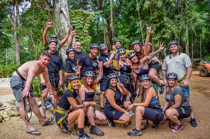 Cancun Wild Day: Zip Lines + ATVs + Cenote + Lunch - Cooling off at the cenote