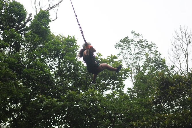 Canopy Tour with Superman and Tarzan Swing in La Fortuna - The Tarzan Swing delivers the quick shock