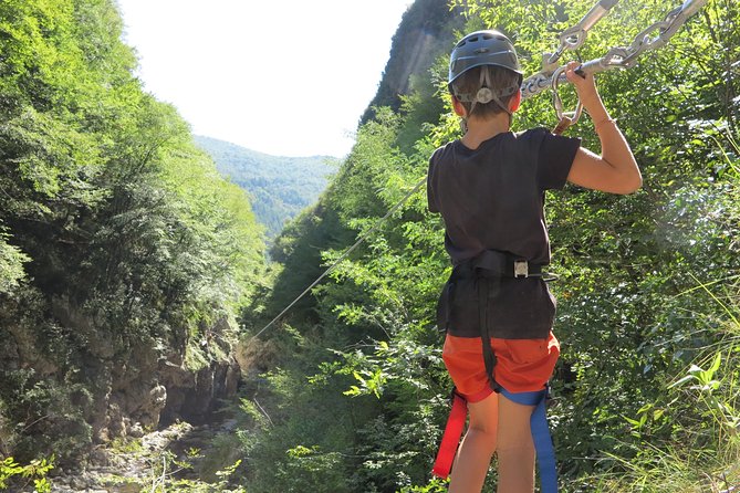 Canyon Zip Line - Tibetan bridges, cableways, and climbing