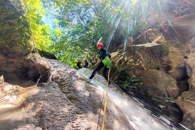 Canyoning and Zipline in Polylimnio Waterfalls - What the four-hour schedule feels like