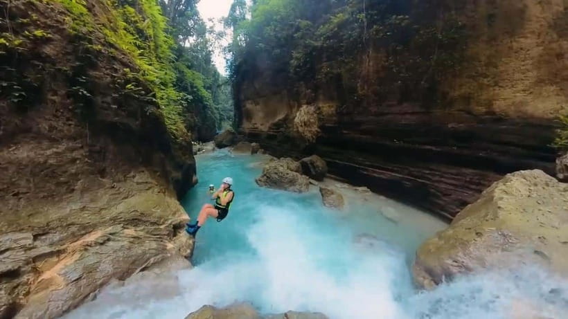 Cebu: Kawasan Falls Canyoneering Tour with Ziplining & Lunch - Key points at a glance