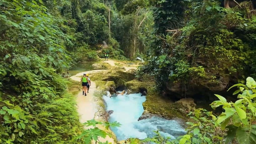 Cebu: Kawasan Falls Canyoneering Tour with Ziplining & Lunch - Flying over the jungle before the water route
