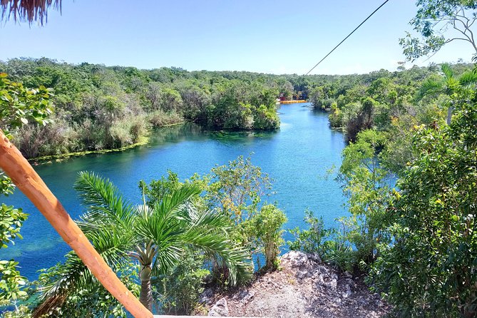 Cenote Tankah 4 Cenotes & Zip-Line Mayan Adventure - Zip lines through the forest