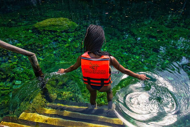 Cenote Tankah and Mayan Village Tour with Zipline, Canoes & Lunch - Transportation and the seven-hour schedule